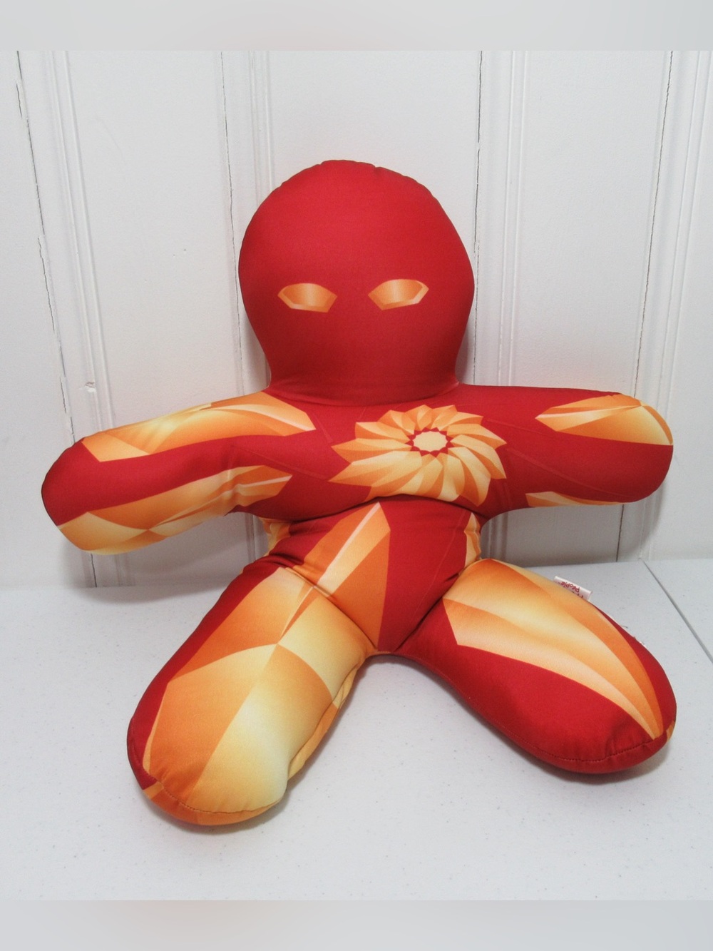MOGU People Success Red Micro Bead Stuffed Pillow